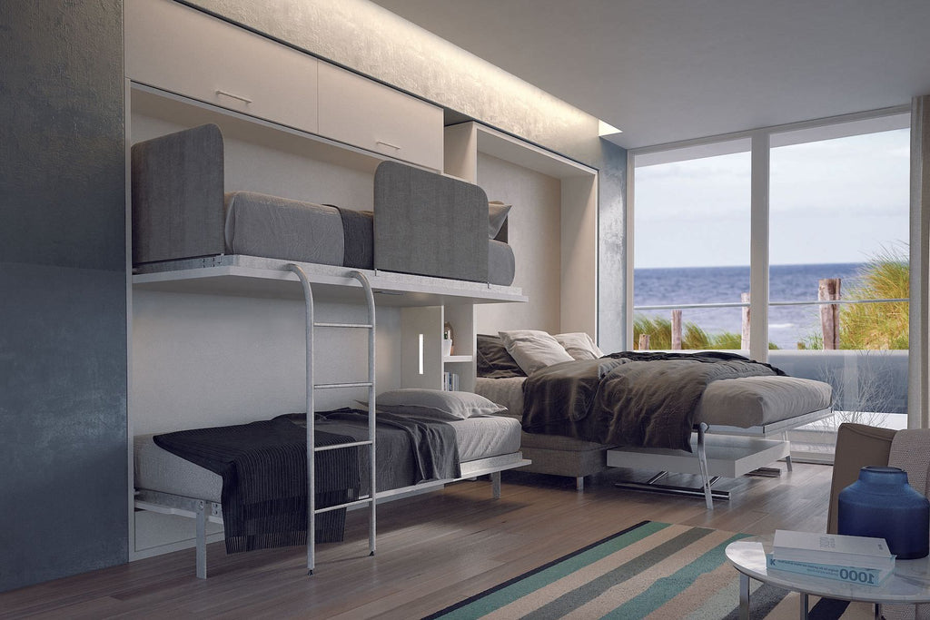 Letto a castello a scomparsa design moderno Express