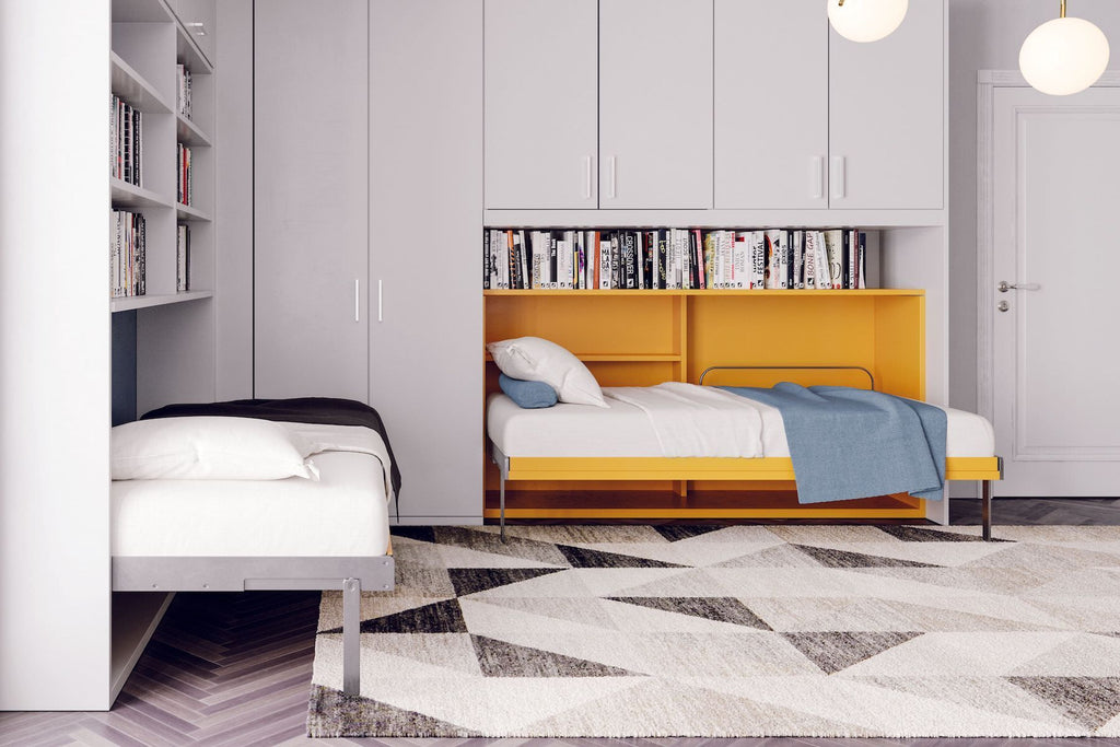 Letto singolo a scomparsa orizzontale Unico