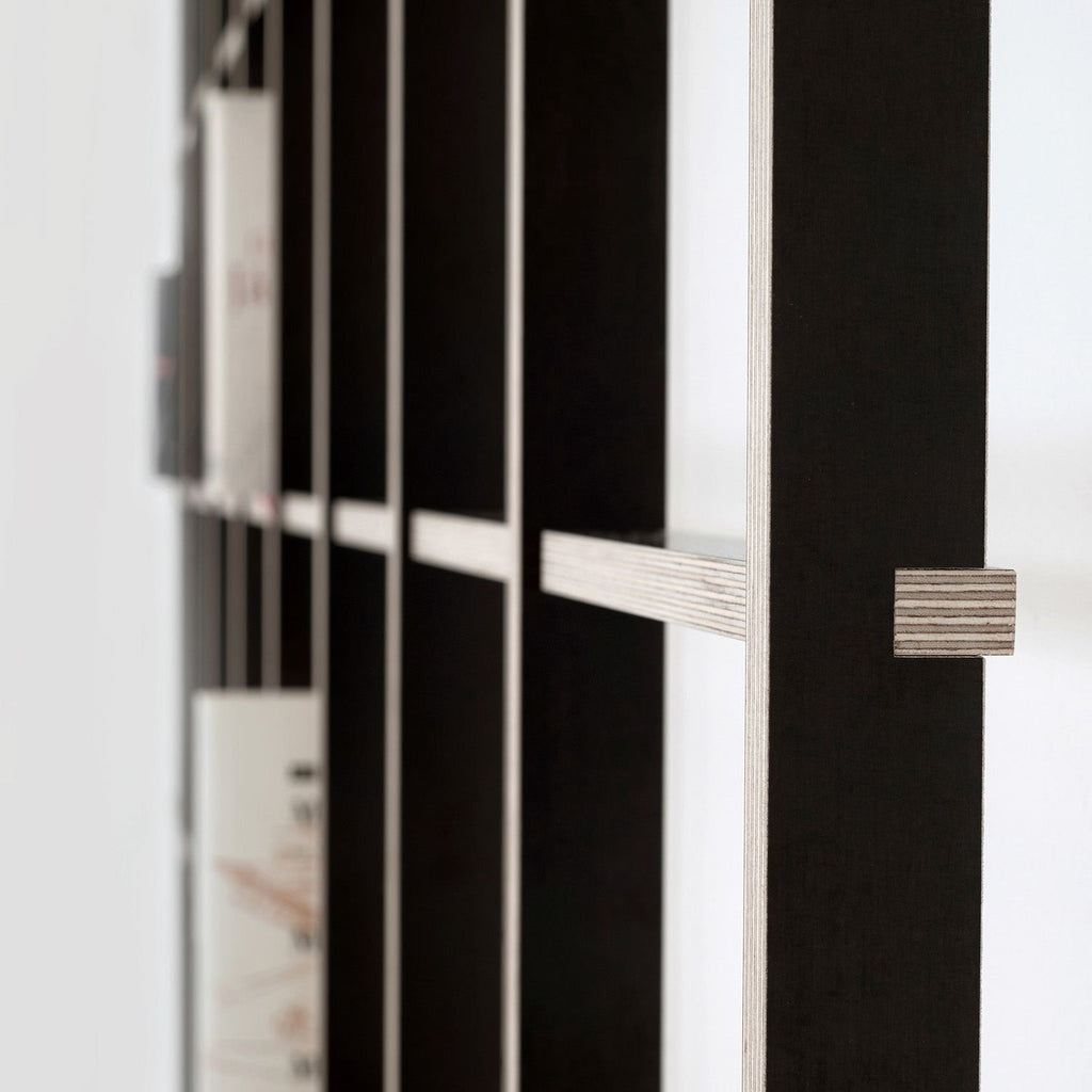 Libreria da parete in legno design moderno Schlagseite