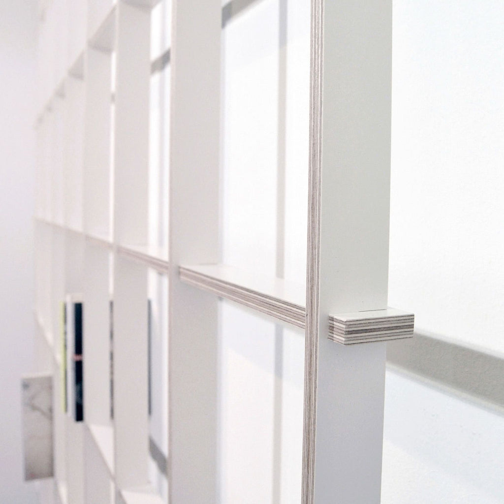 Libreria da parete in legno design moderno Schlagseite