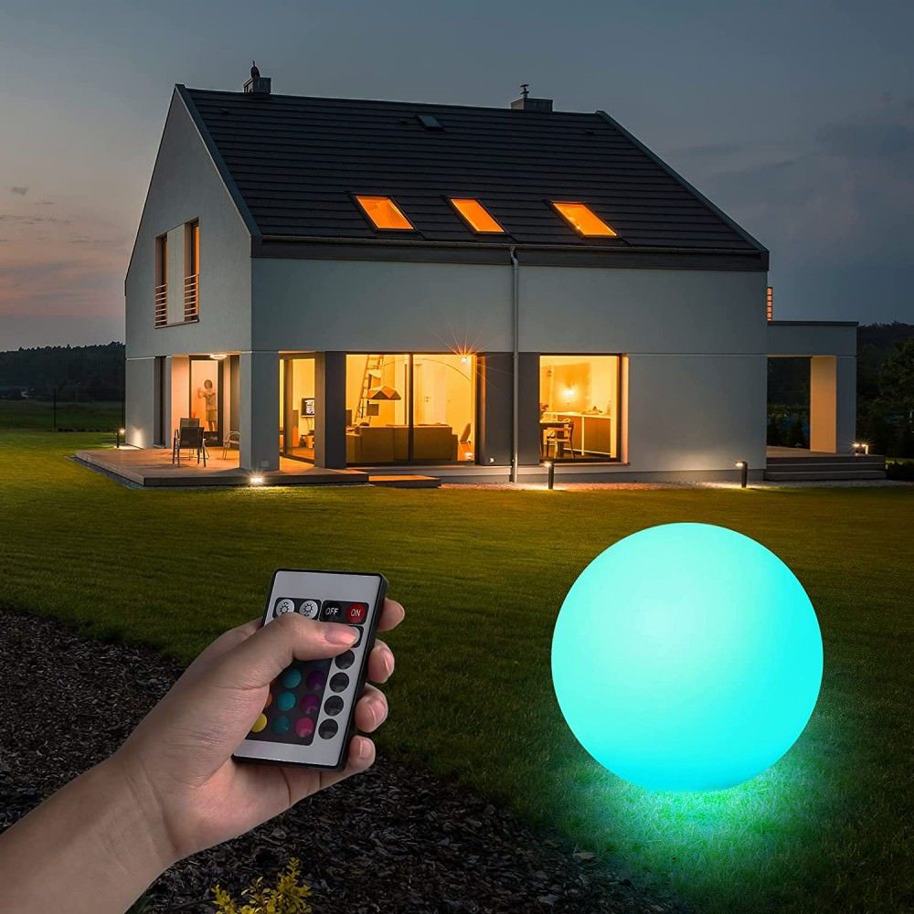 Lampada da terra per esterno senza filo Sferik