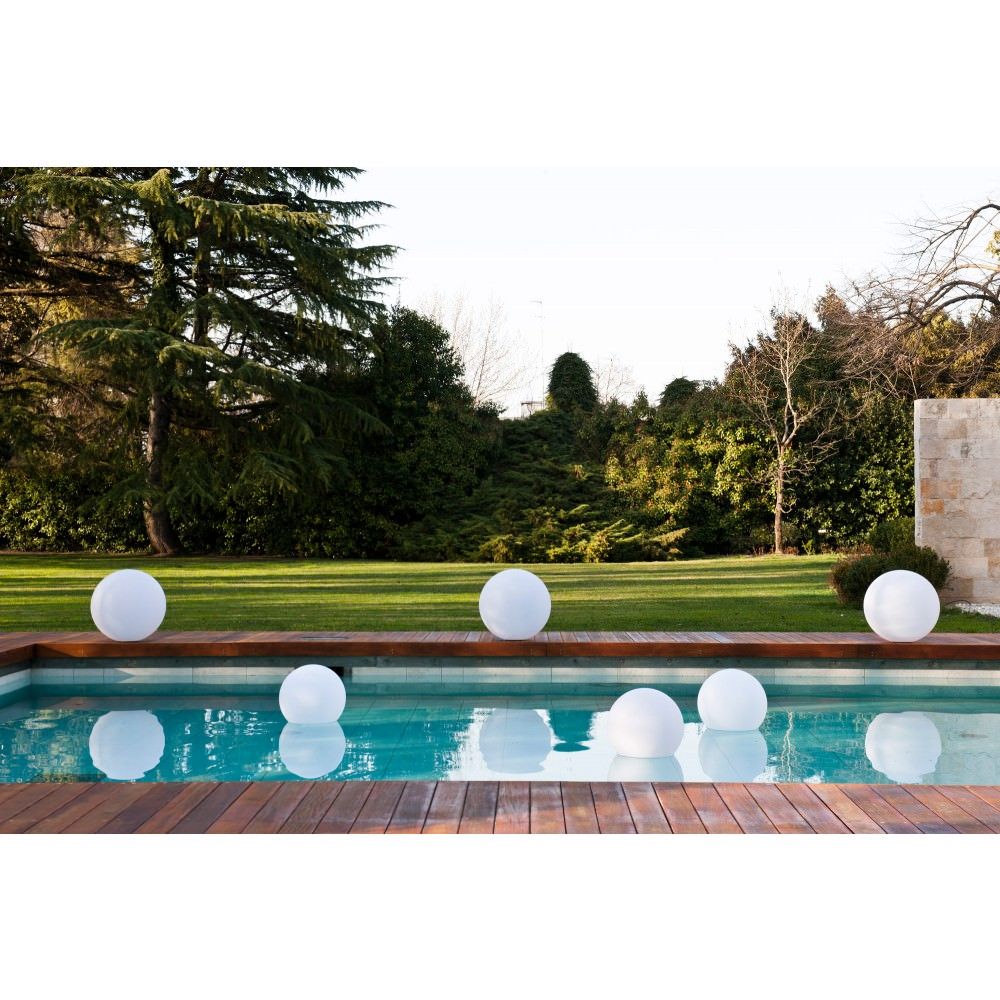 Lampada da terra per esterno senza filo Sferik