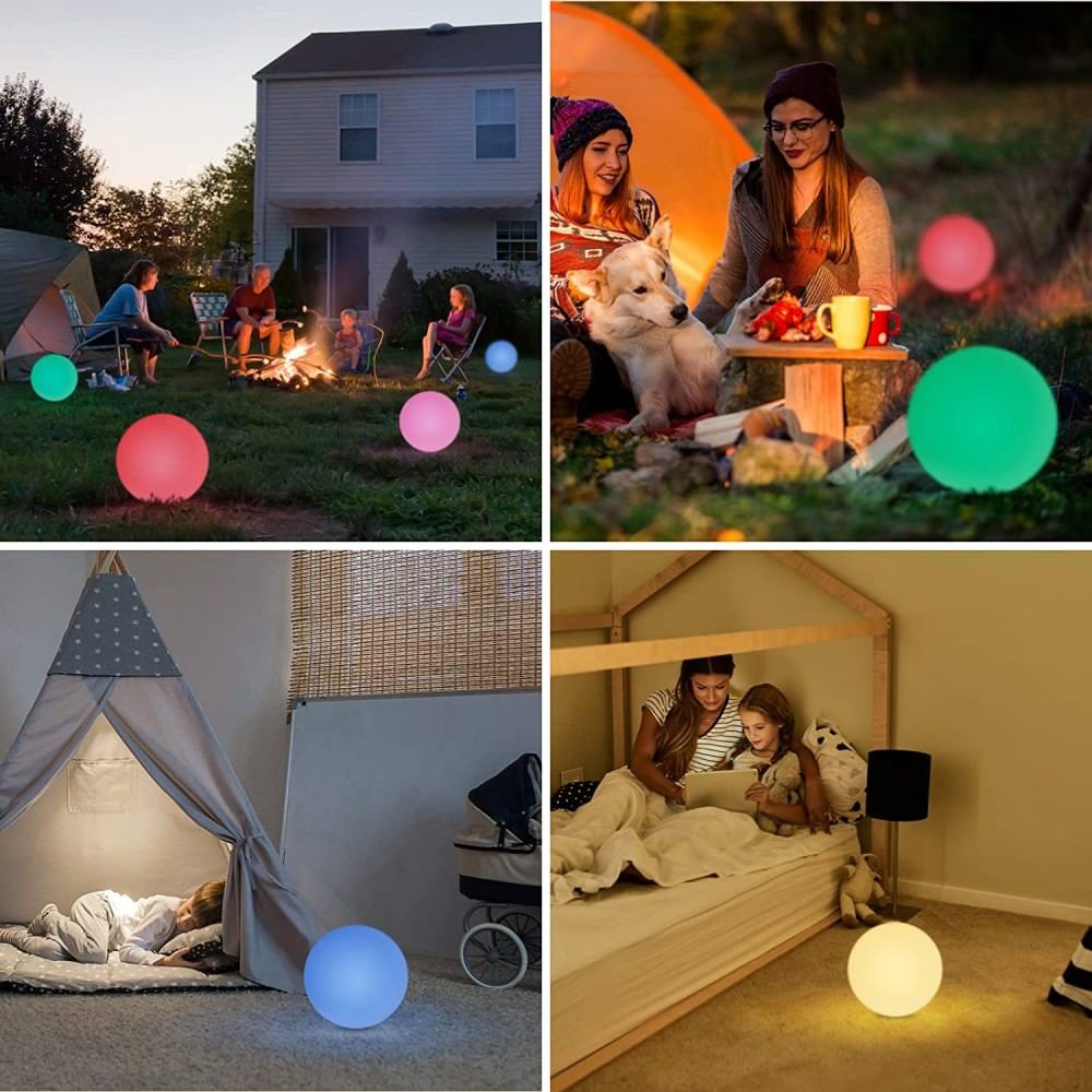 Lampada da terra per esterno senza filo Sferik