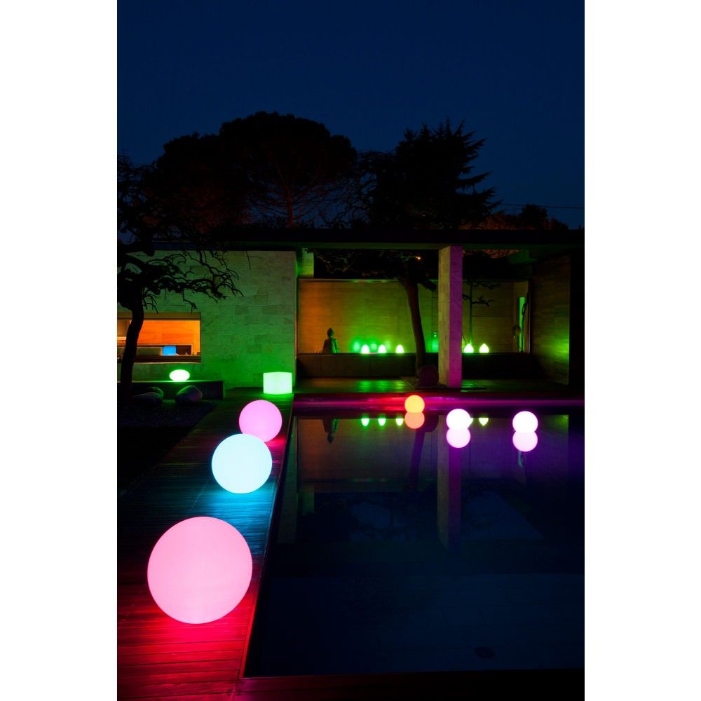 Lampada da terra per esterno senza filo Sferik