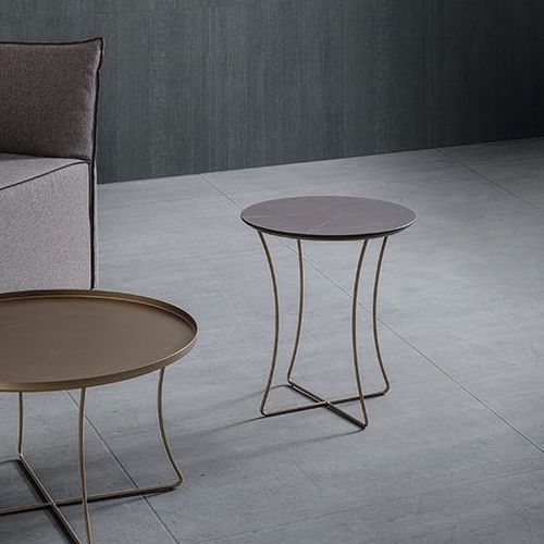 Tavolino lato divano Gabriel Ø40