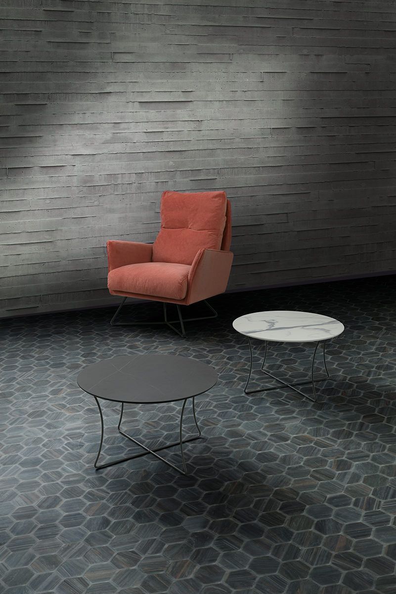 Tavolino rotondo da salotto Gabriel Ø60