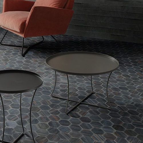 Tavolino rotondo con vassoio Gabriel Ø60