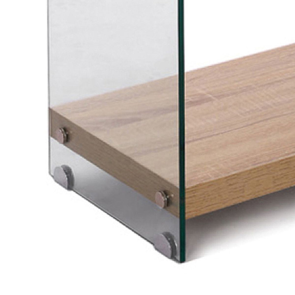 Libreria in vetro e legno Amantida 75/4