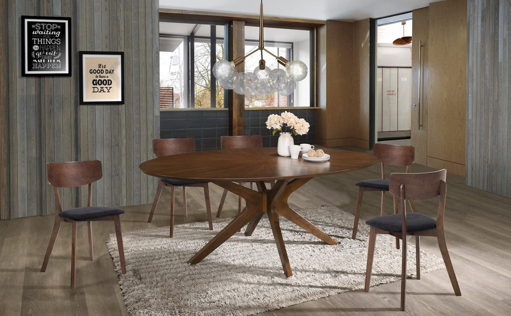 Coppia sedie in legno moderne Talking Dark Wood