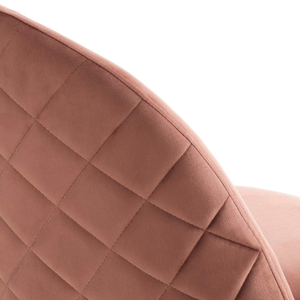 Set 4 sedie imbottite per sala da pranzo While Pink