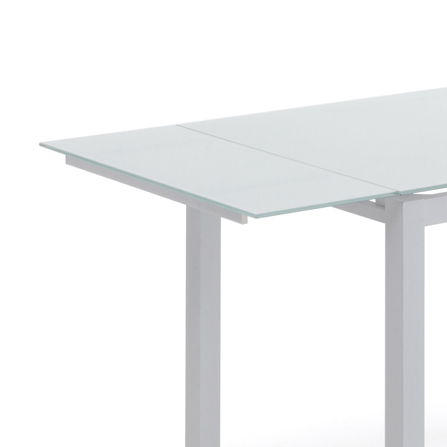 Tavolo rettangolare allungabile 110x70 cm Learn White