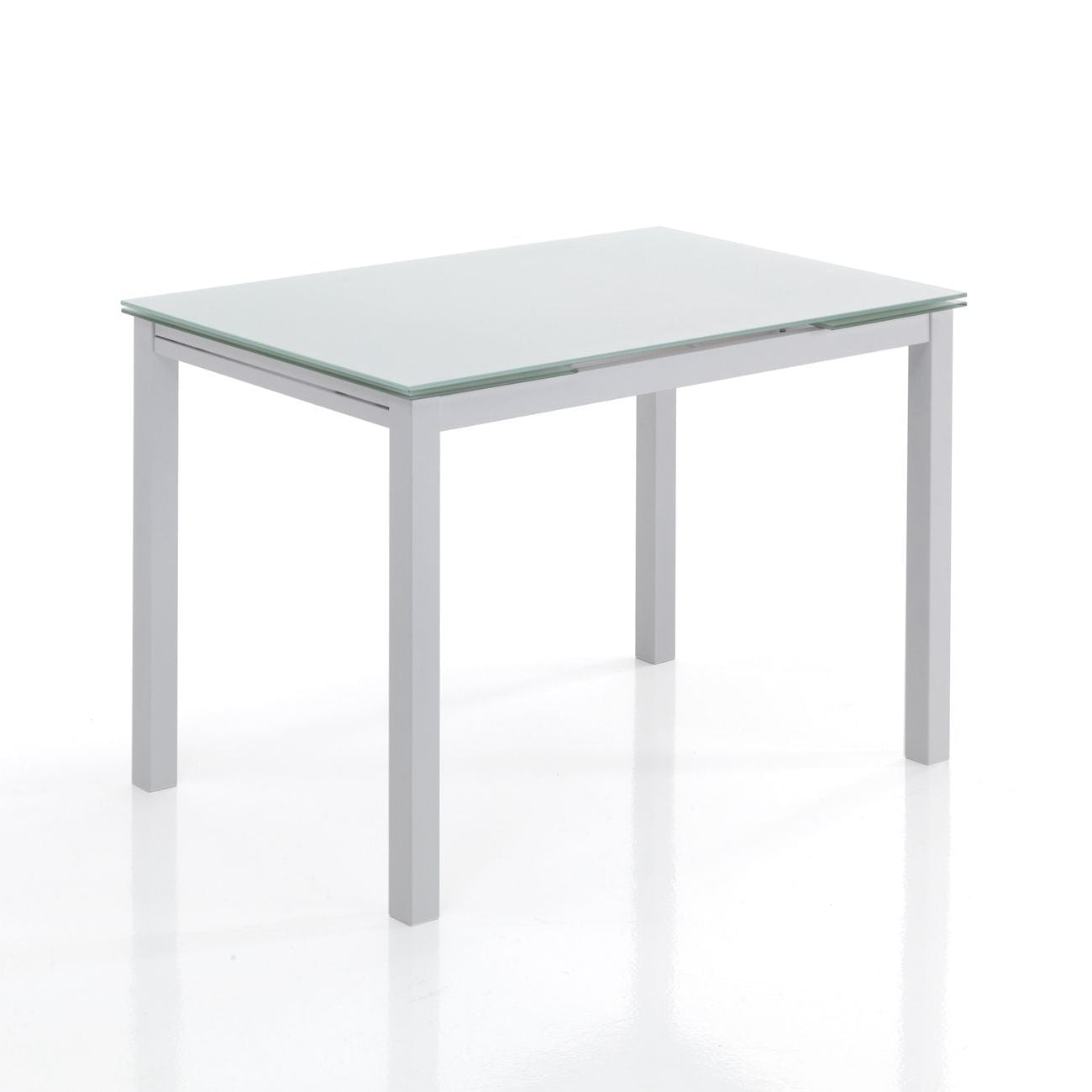 Tavolo rettangolare allungabile 110x70 cm Learn White