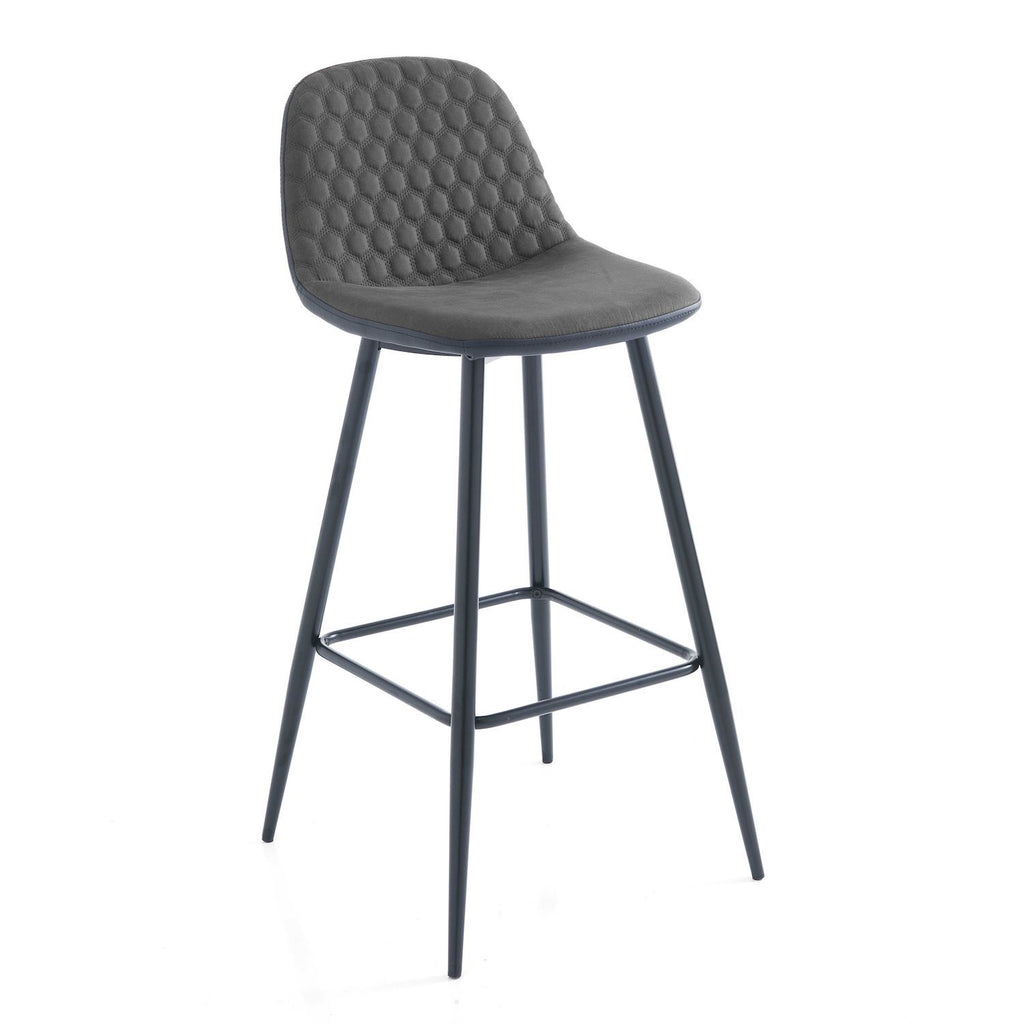 Coppia sgabelli alti da bar Lazing Grey