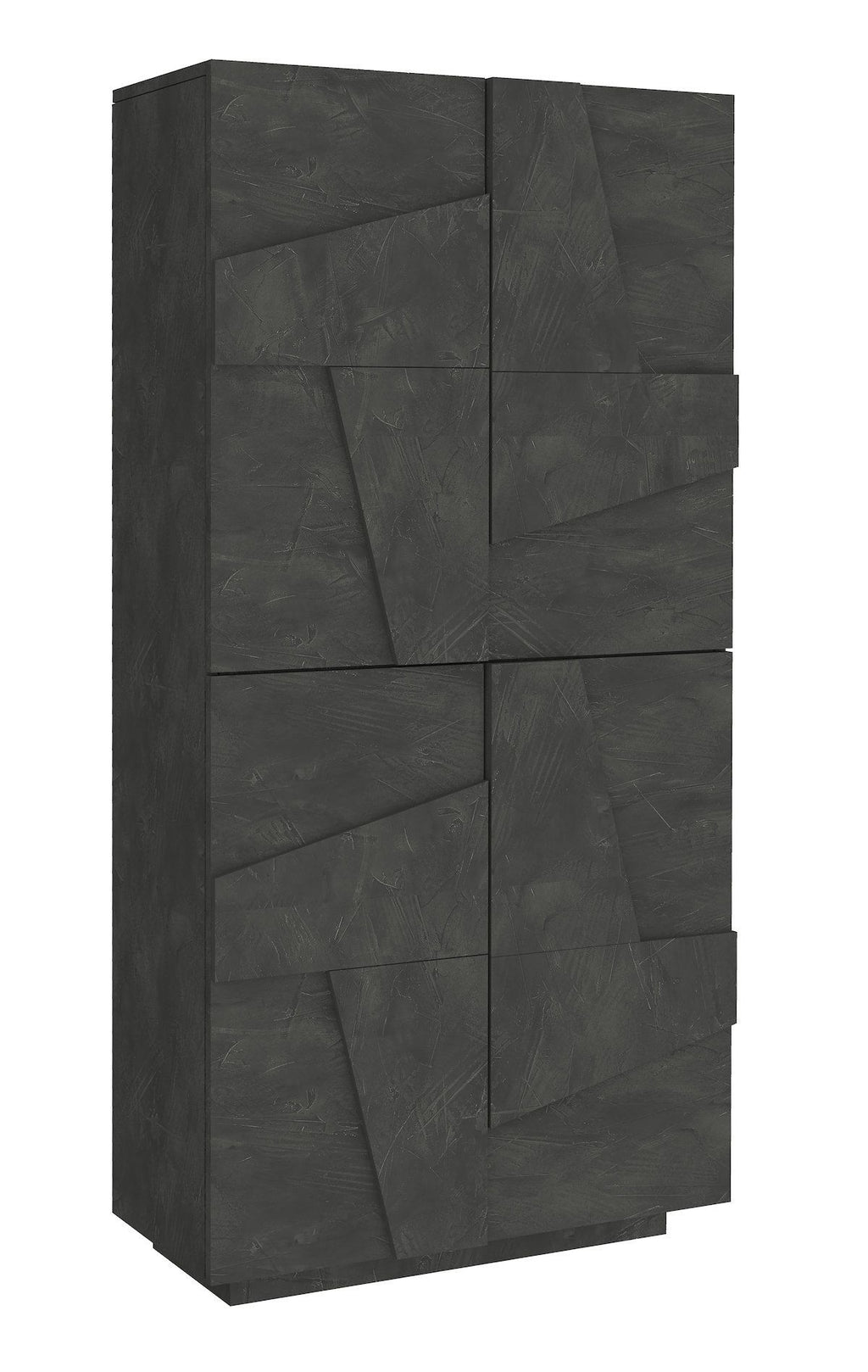 Scarpiera salvaspazio a quattro ante e 8 ripiani Taylor Slate