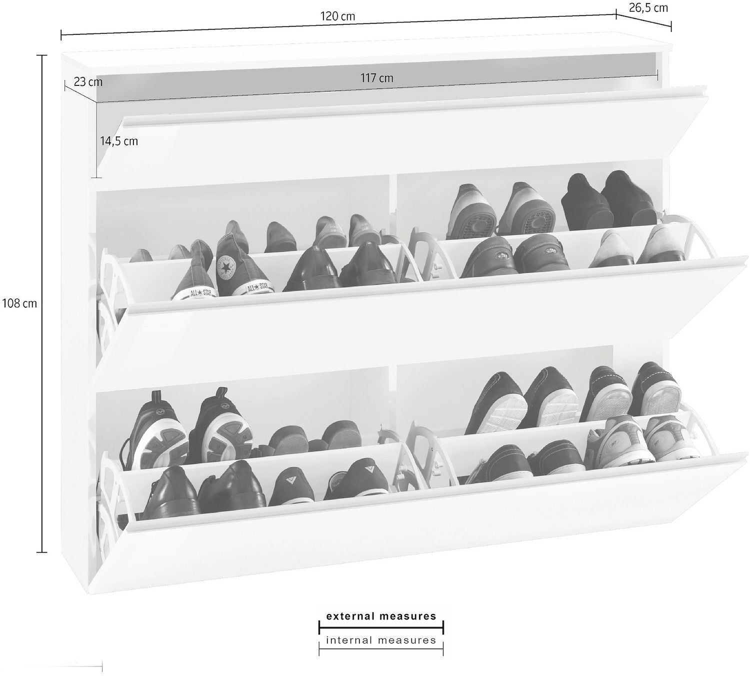 Mobile scarpiera salvaspazio Neville 2 Anthrax