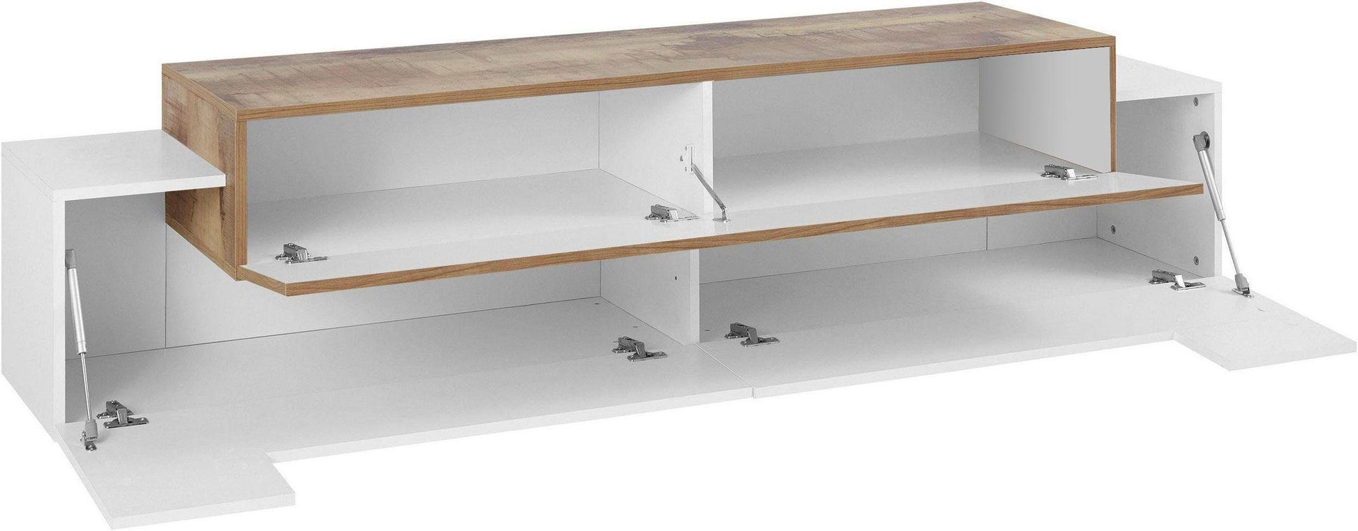 Mobile porta TV 200 cm laccato lucido Krisen Maple