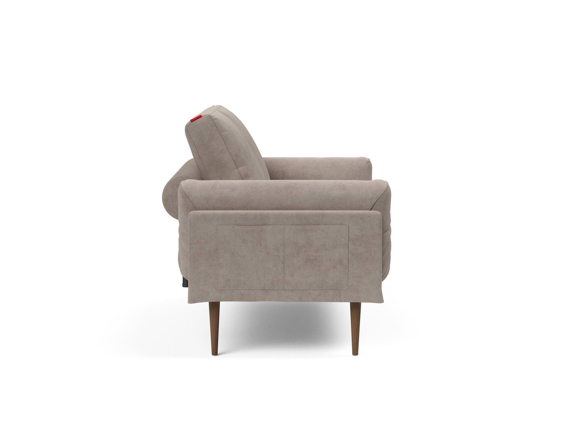 Divano letto singolo sfoderabile Rollo - 318 Cordufine Beige