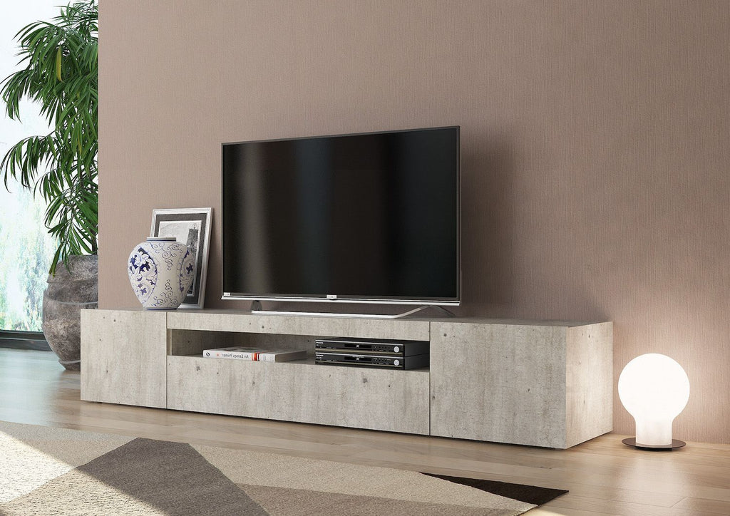 Mobile TV in legno MDF Bandol Cement
