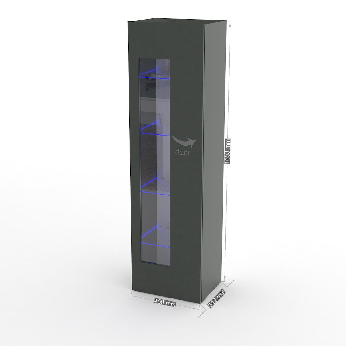 Vetrina per soggiorno Bandol Shelf Anthrax