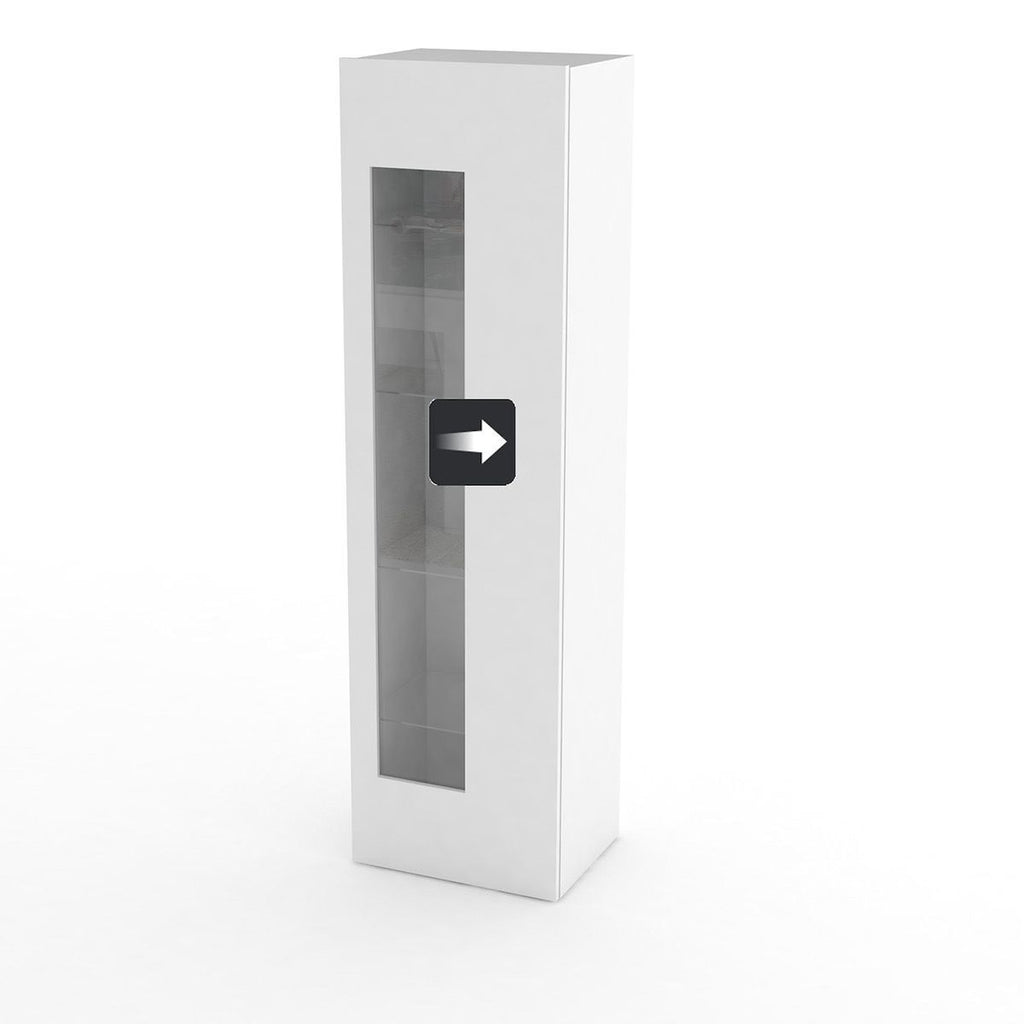 Vetrina da soggiorno moderna Bandol Shelf White