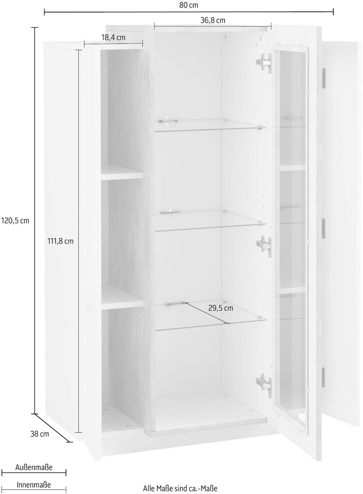 Vetrina soggiorno Krisen WC