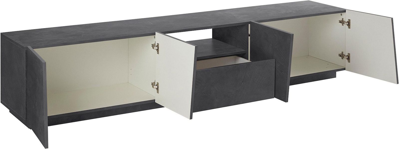 Mobile TV in legno MDF Annabel 220 Slate