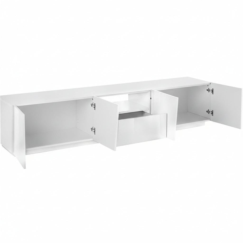Mobile porta TV design moderno Annabel 4A/1C/1V White