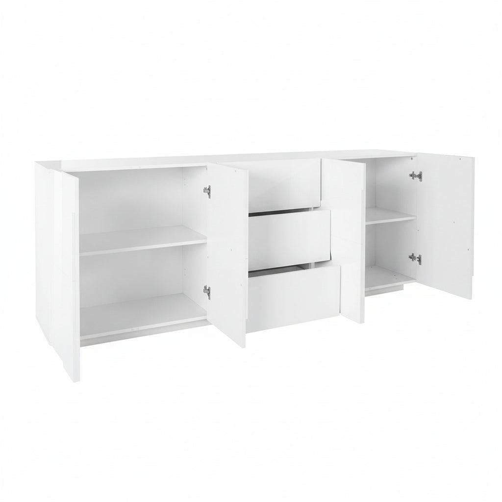 Madia moderna da cucina Taylor 4A/3C White