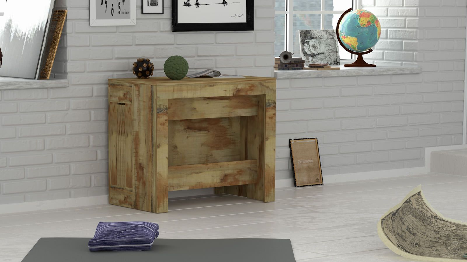 Tavolo consolle allungabile Rapida Maple