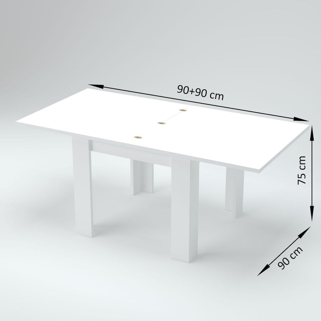 Tavolo quadrato allungabile Dolphy 90 Slate