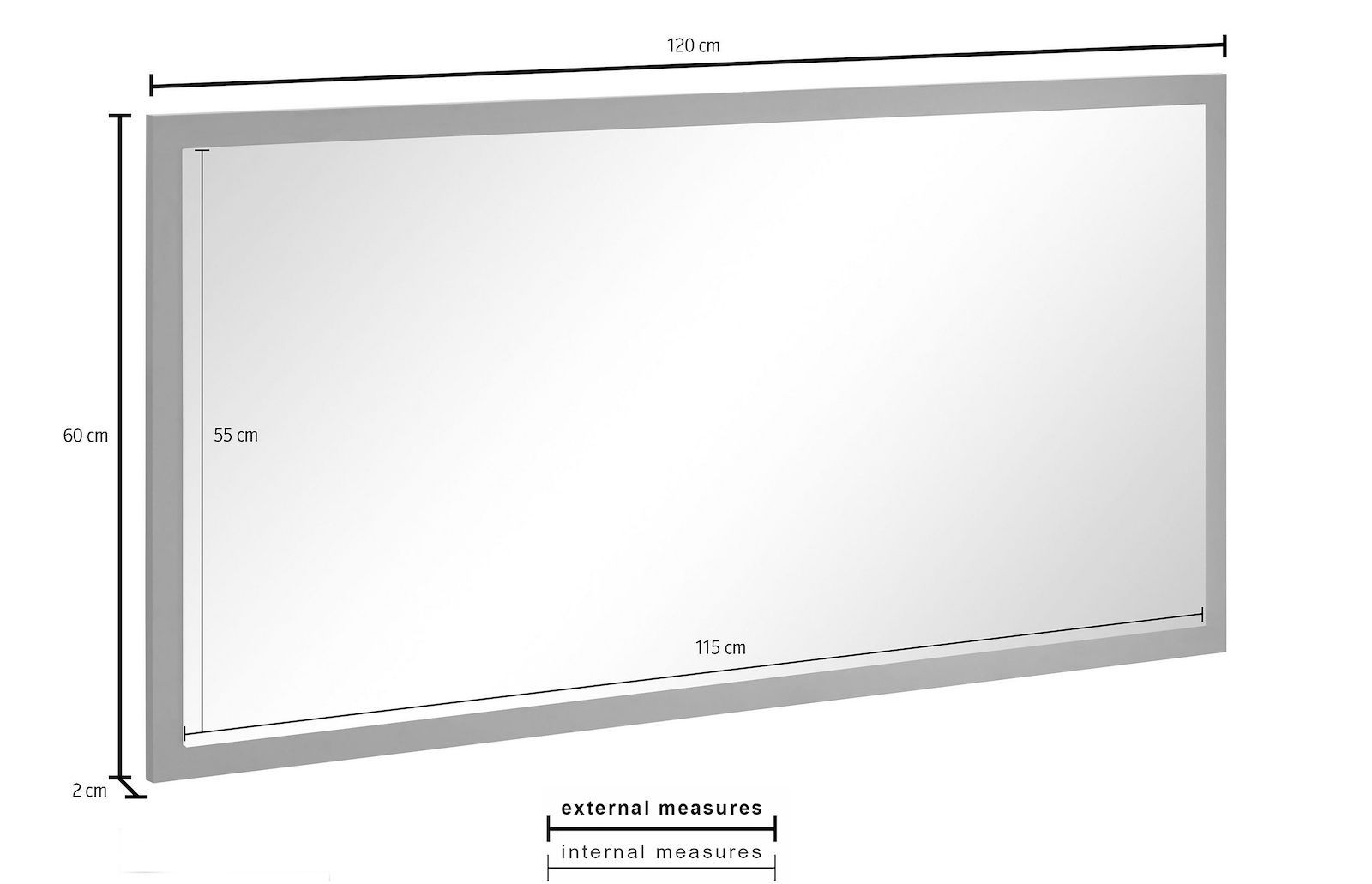 Specchio da parete design moderno Bonny