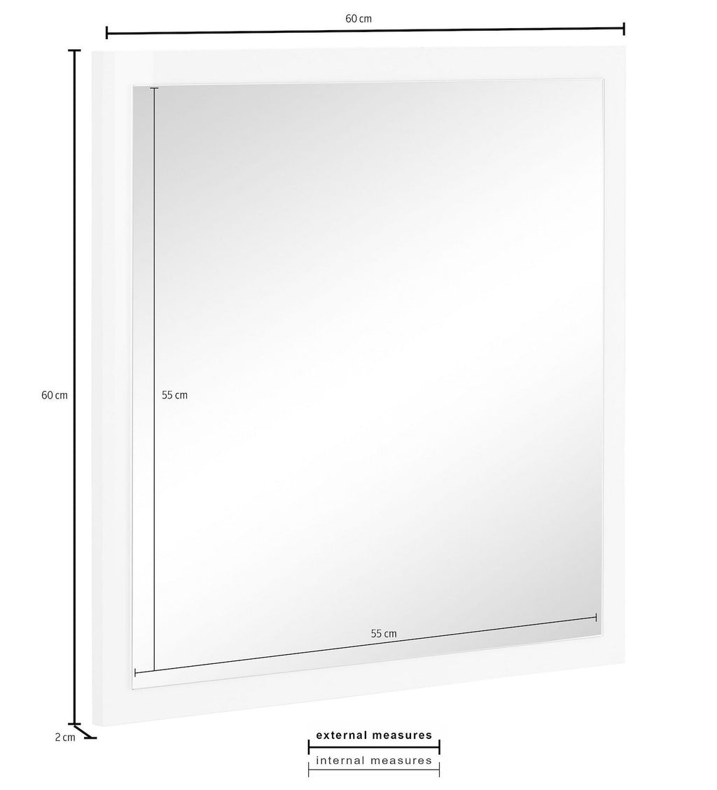 Specchio da parete moderno Bonny 60 Anthrax