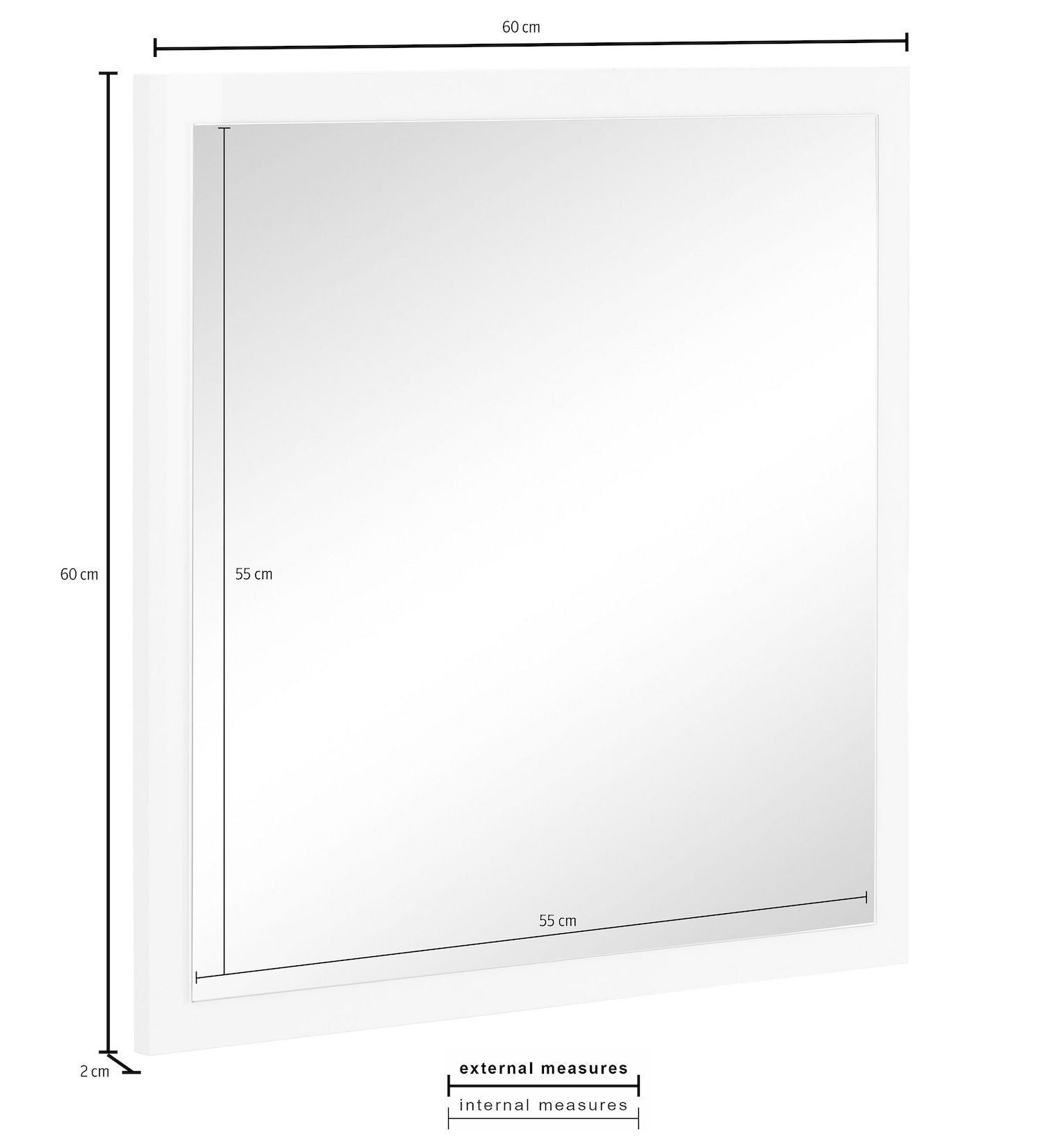 Specchio da parete moderno Bonny 60 Anthrax