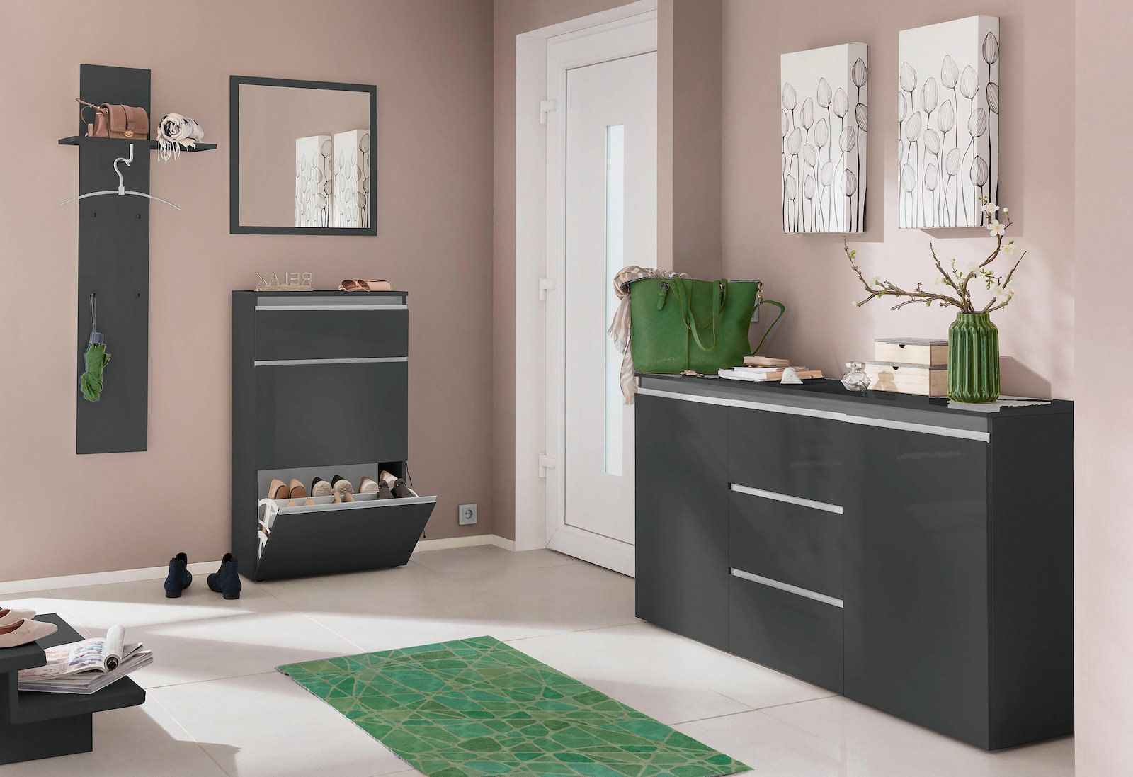 Specchio da parete moderno Bonny 60 Anthrax