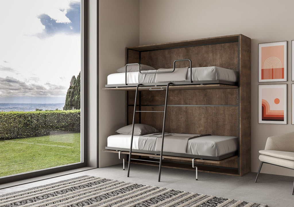 Letto a castello a scomparsa moderno Auda