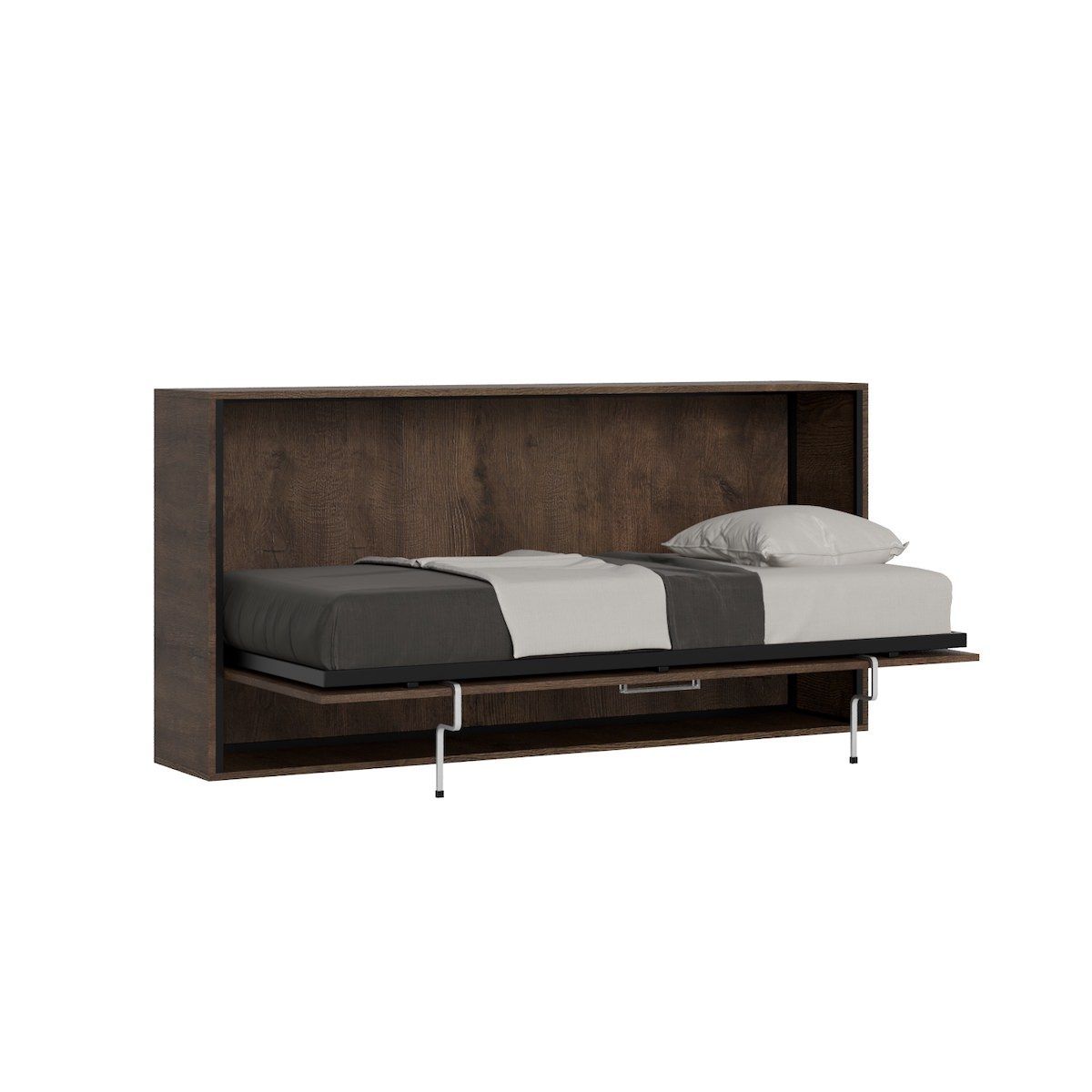 Letto singolo a scomparsa orizzontale Auda