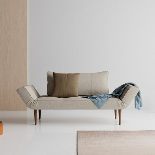 Divano letto singolo per camera ospiti con materasso a molle Zeal