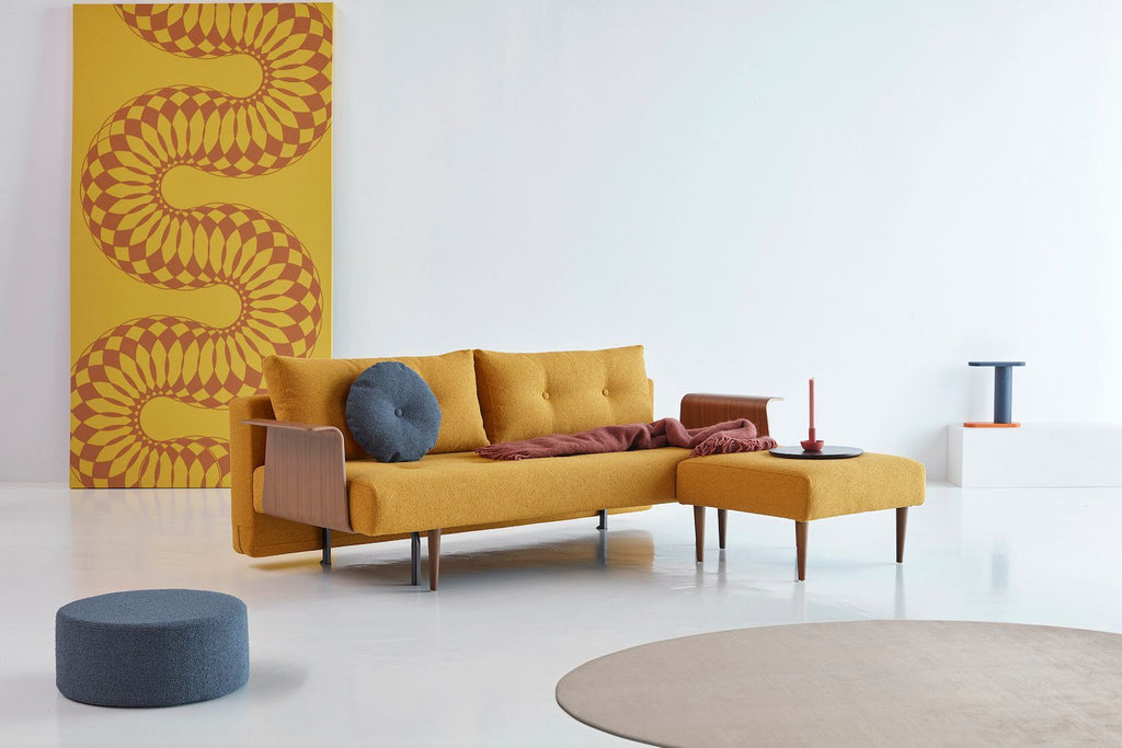 Divano letto 2 posti con braccioli Recast