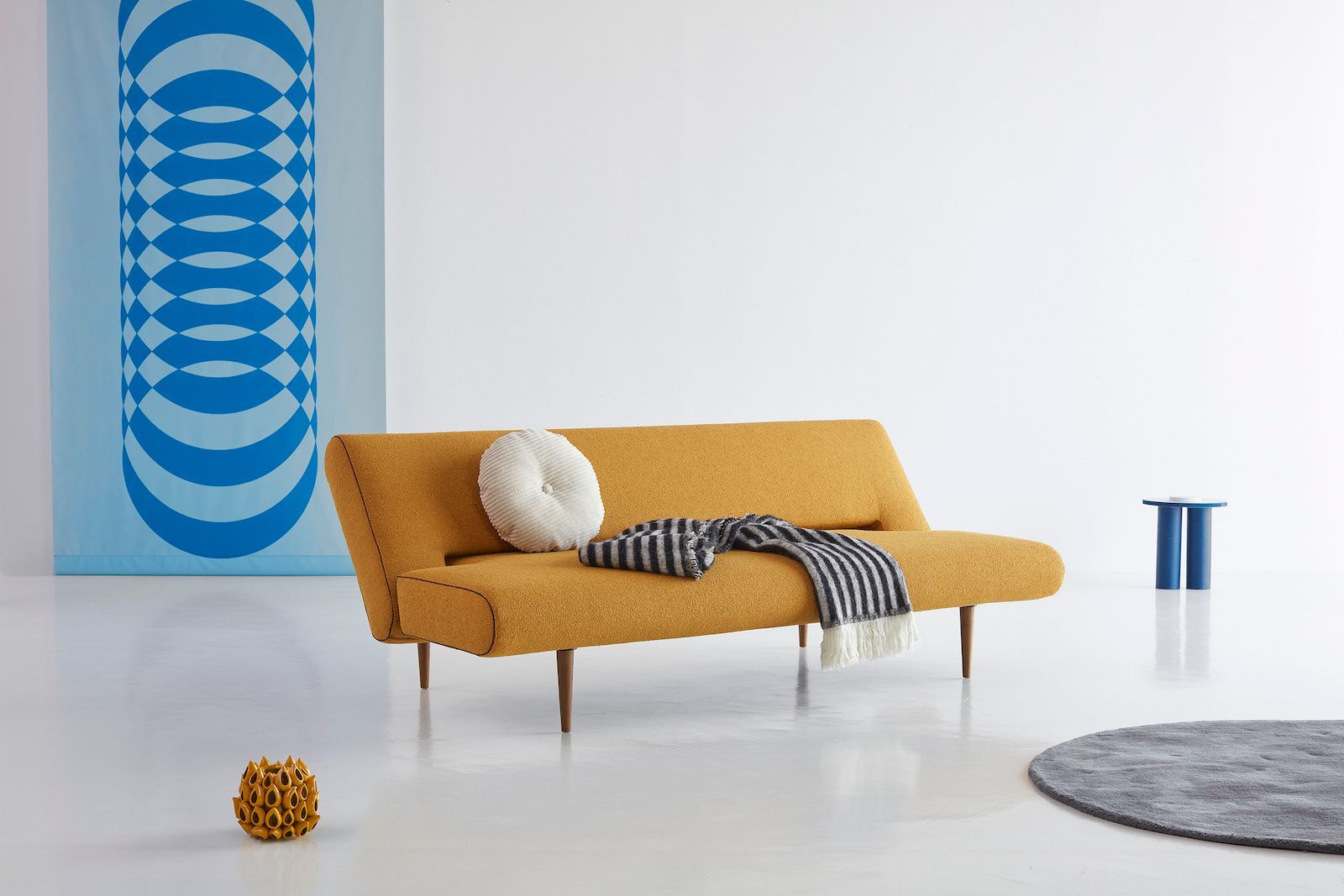 Divano letto design moderno in tessuto Unfurl