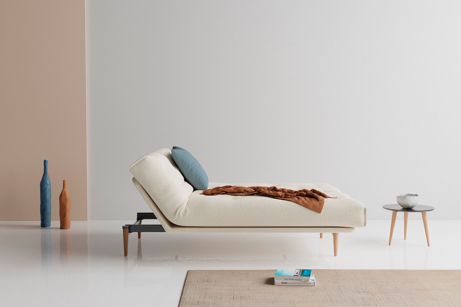 Divano letto a 2 posti Colpus regolabile salvaspazio