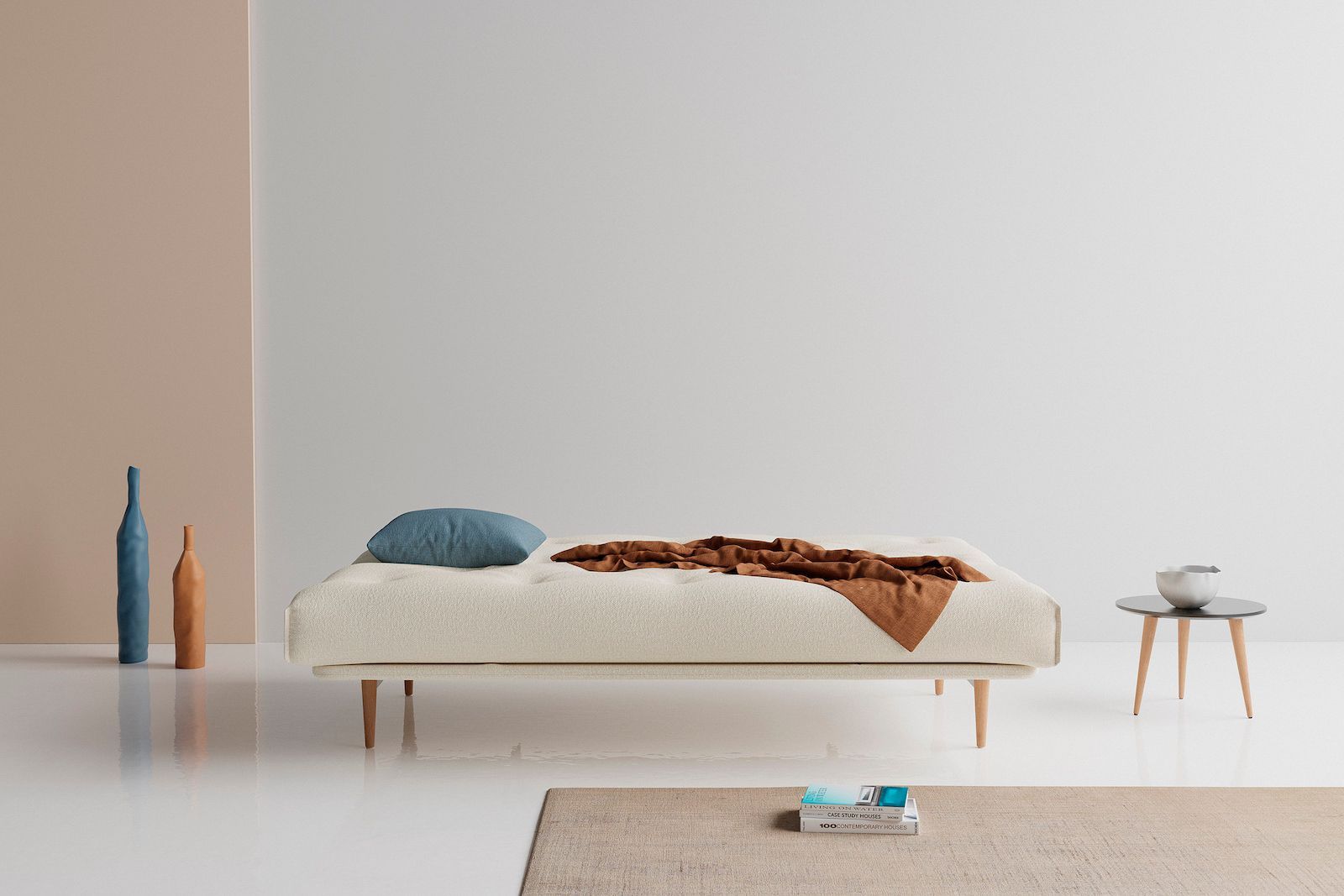 Divano letto a 2 posti Colpus regolabile salvaspazio