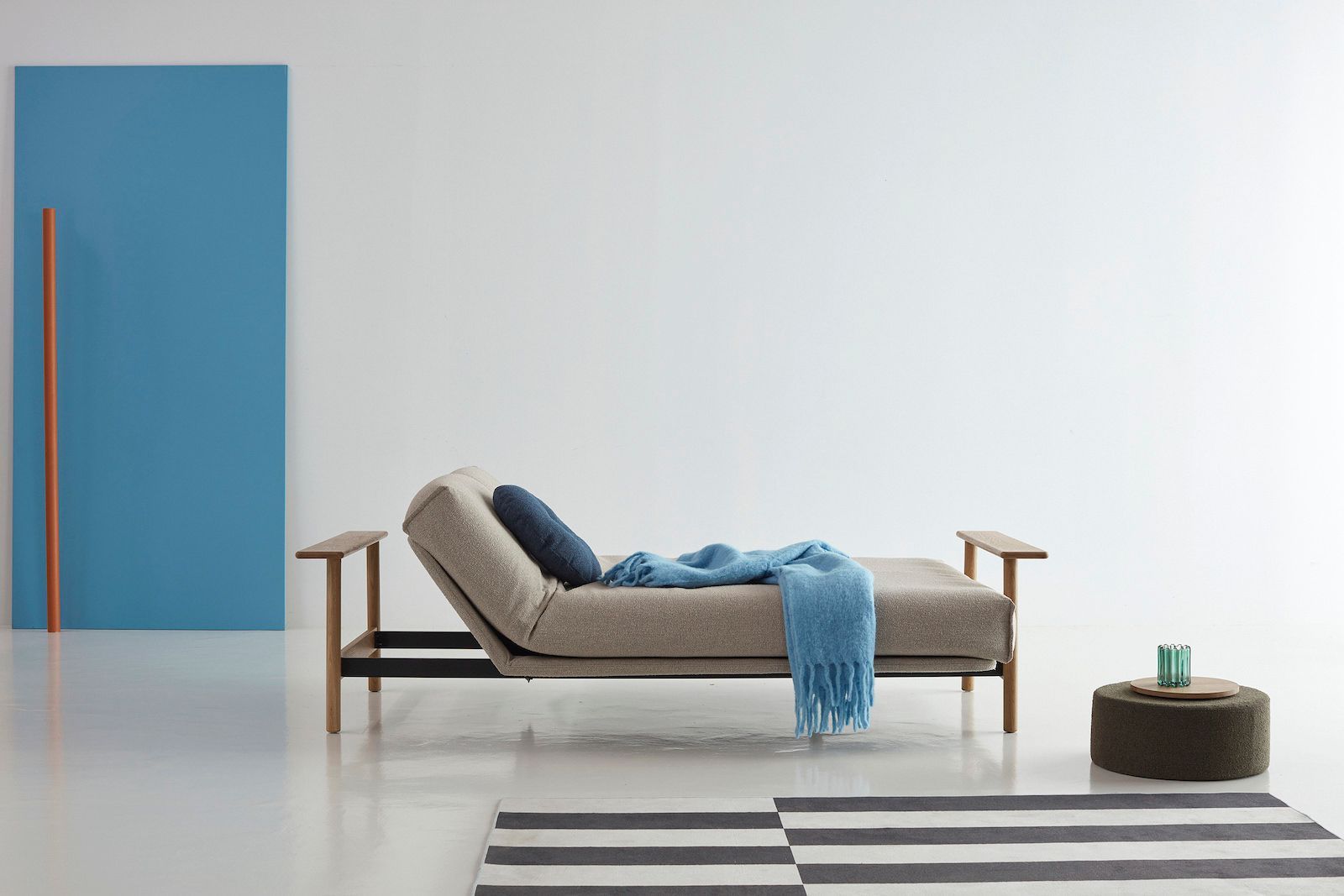 Divano letto sfoderabile Balder uso quotidiano 140 x 200