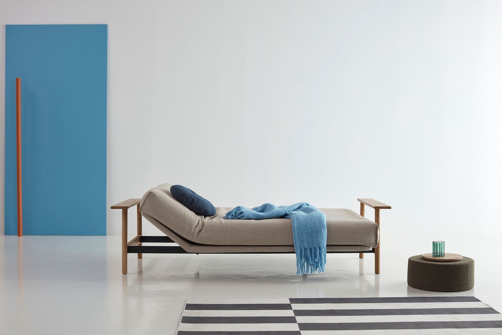 Divano letto sfoderabile Balder uso quotidiano 140 x 200