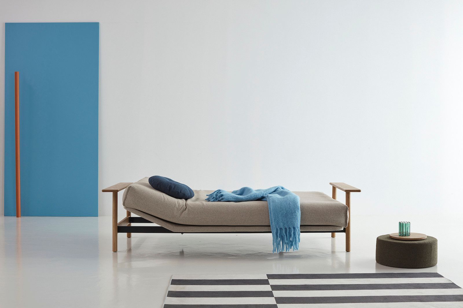 Divano letto sfoderabile Balder uso quotidiano 140 x 200