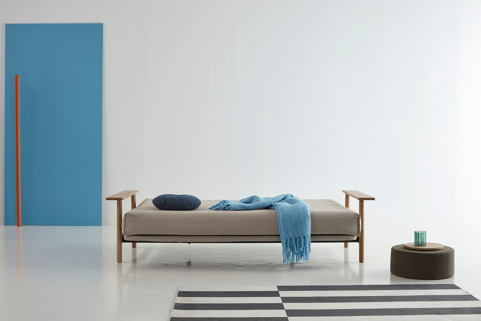 Divano letto sfoderabile Balder uso quotidiano 140 x 200