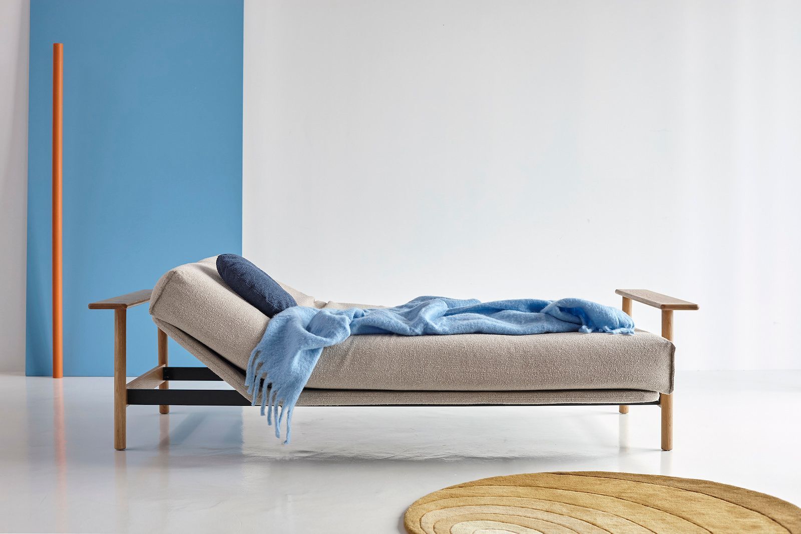 Divano letto sfoderabile Balder uso quotidiano 140 x 200