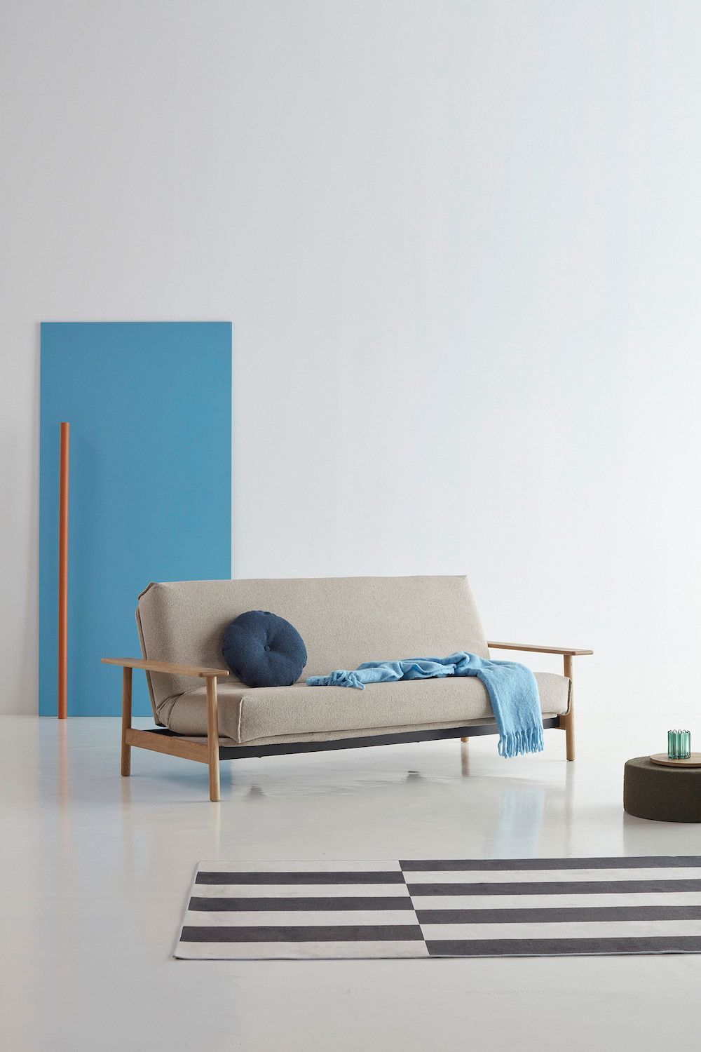 Divano letto sfoderabile Balder uso quotidiano 140 x 200