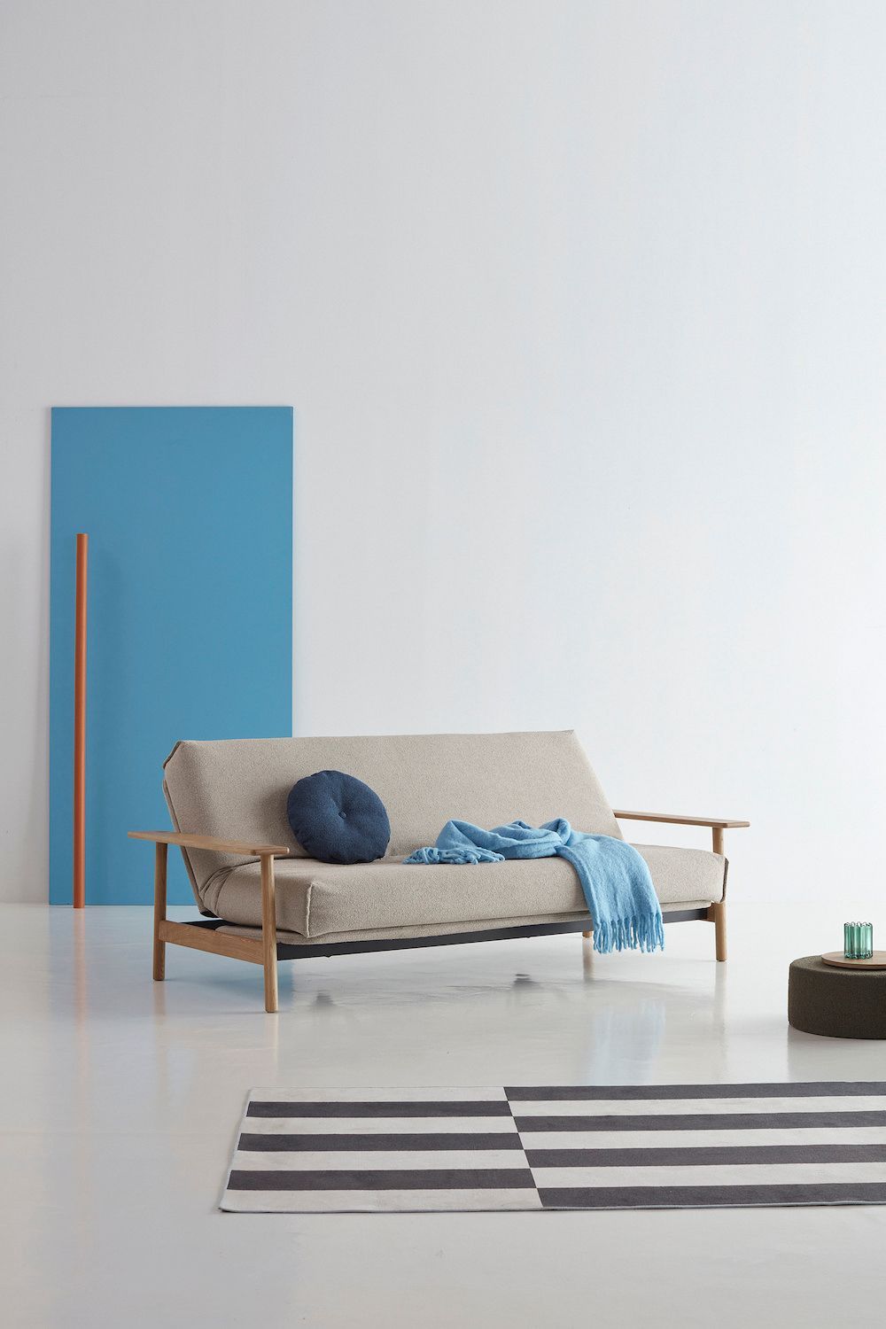 Divano letto sfoderabile Balder uso quotidiano 140 x 200