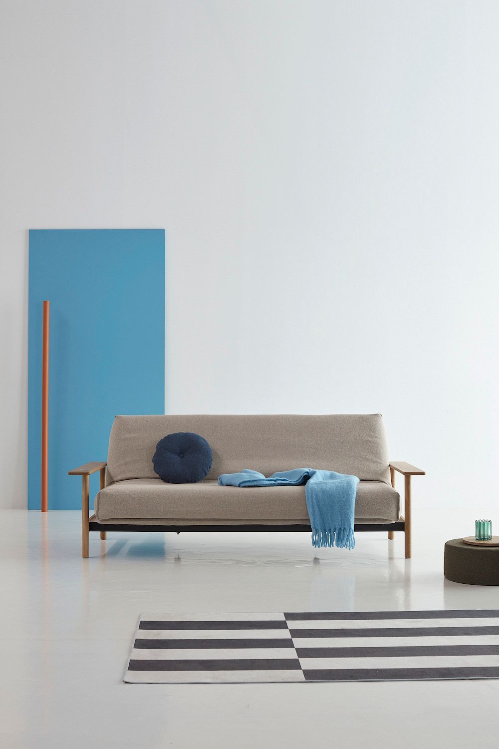 Divano letto sfoderabile Balder uso quotidiano 140 x 200