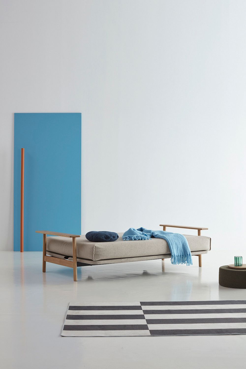 Divano letto sfoderabile Balder uso quotidiano 140 x 200